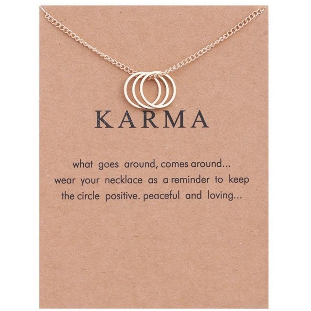 ✨Gold Karma Necklace✨